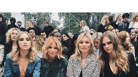 The Burberry Beauty Brigade Owned the Front Row at Burberry 